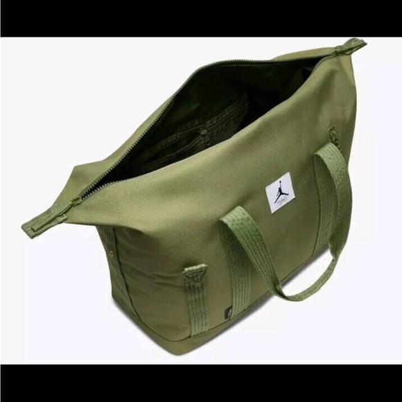Nike Jordan Jam Flight Cordura Duffle Bag Sage Green Gym Bag MA0798 EF9 NWT - Picture 5 of 14